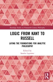 Book Cover, Logic from Kant to Russell